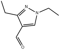 1,3-二乙基1H吡唑-4-甲醛, 1007541-48-1, 结构式