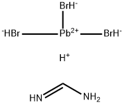 甲脒溴基钙钛矿 甲脒铅溴盐, 1008105-17-6, 结构式