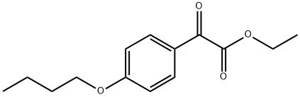 Benzeneacetic acid, 4-butoxy-α-oxo-, ethyl ester 化学構造式