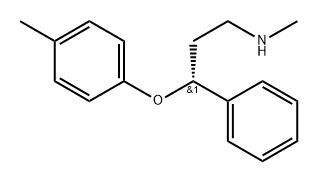 Benzenepropanamine, N-methyl-γ-(4-methylphenoxy)-, (γR)- 化学構造式