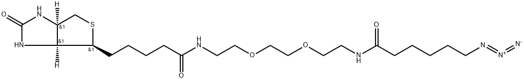 生物素-PEG2-C6-叠氮, 1011268-29-3, 结构式