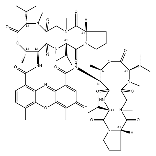 2-Deaminoactinomycin D Structure