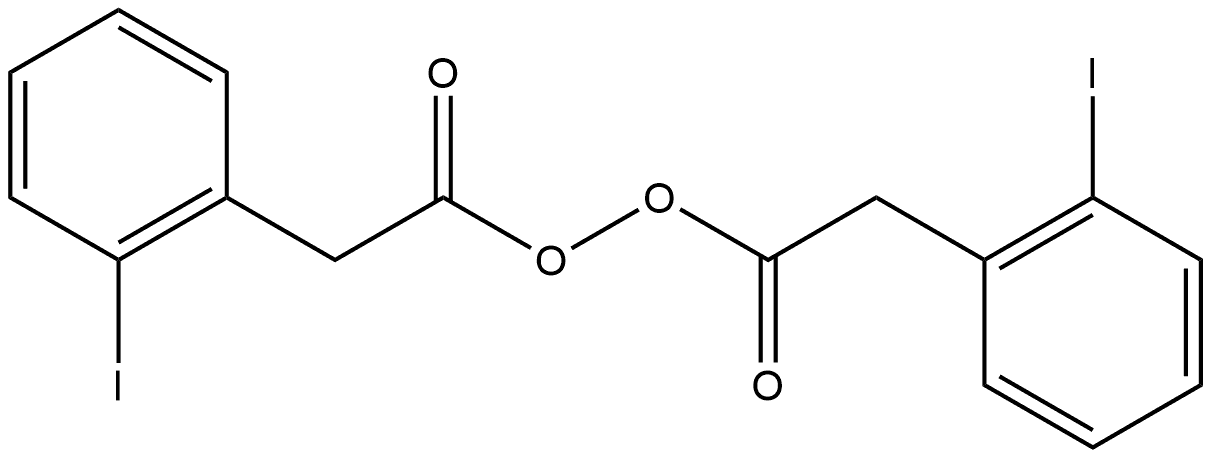 Peroxide, bis[(o-iodophenyl)acetyl] (6CI) 化学構造式