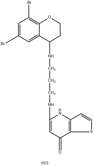 REP 3123 DIHYDROCHLORIDE, 1013915-99-5, 结构式