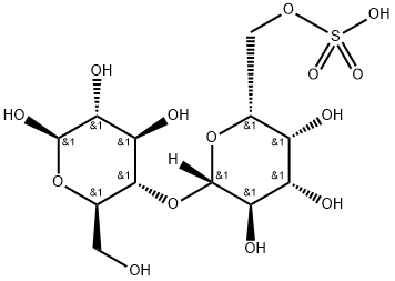 4-O-(6-O-磺基-BETA-D-吡喃半乳糖基)-BETA-D-吡喃葡萄糖, 1015758-24-3, 结构式