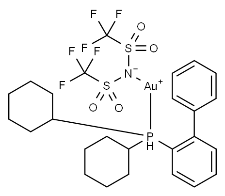 Cyclohexyl JohnPhos AuNTf2 化学構造式