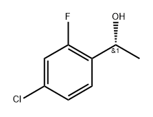 (R)-1-(4-氯-2-氟苯基)乙烷-1-醇 结构式
