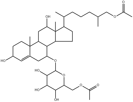 101691-11-6 [(25R)-26-(Acetyloxy)-3α,12α-dihydroxycholest-4-en-7α-yl] β-D-galactopyranoside 6-acetate