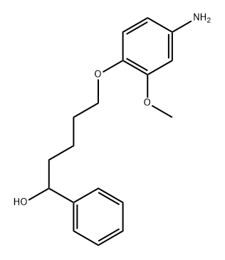 101782-07-4 化合物 5-(4-amino-2-methoxyphenoxy)-1-phenylpentan-1-ol