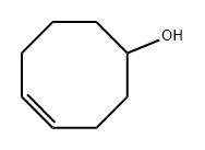 4-Cycloocten-1-ol, stereoisomer Struktur
