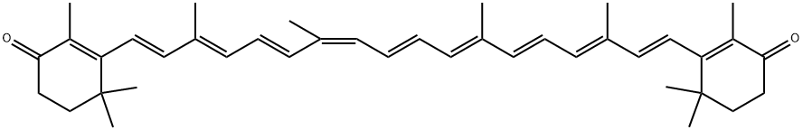 (13Z)-Canthaxanthin 结构式