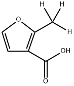 2-Methyl-3-furoic Acid-d3,101980-37-4,结构式