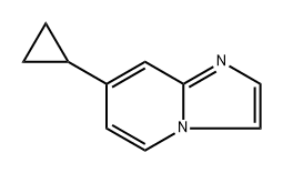 7-cyclopropylimidazo[1,2-a]pyridine 结构式