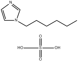1H-Imidazole, 1-hexyl-, sulfate (1:1) Struktur