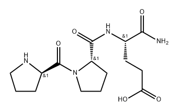 H-D-PRO-PRO-GLU-NH 结构式