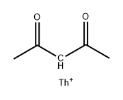 乙酰丙酮钍, 102192-40-5, 结构式