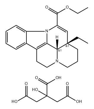 Vinpocetine citrate Struktur