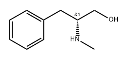 N-甲基-D-苯丙氨醇 结构式