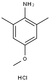 Benzenamine, 4-methoxy-2,6-dimethyl-, hydrochloride,102440-03-9,结构式
