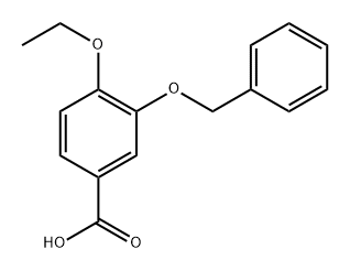 3-(Benzyloxy)-4-ethoxybenzoic acid 结构式