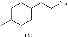 Cyclohexaneethanamine, 4-methyl-, hydrochloride (1:1) Structure