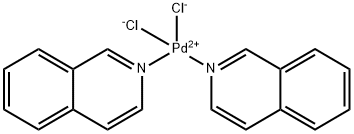 (SP-4-1)-二氯双(异喹啉)钯 结构式