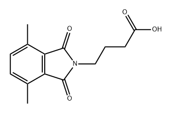 4-(4,7-二甲基-1,3-二氧代异吲哚啉-2-基)丁酸, 10264-72-9, 结构式