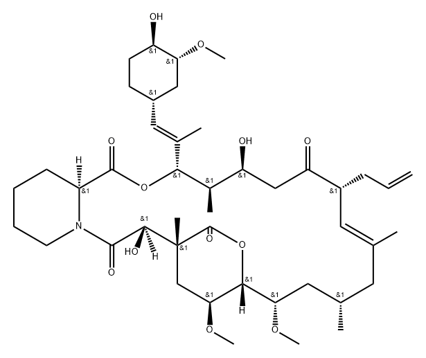 他克莫司杂质13,1026775-21-2,结构式