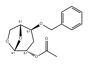 102719-12-0 .beta.-D-arabino-Hexopyranose, 1,6-anhydro-3-deoxy-4-O-(phenylmethyl)-, acetate