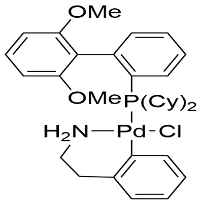 SPhos Pd G1, Methyl t-Butyl Ether Adduct Structure