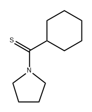 环己基- 1-吡咯烷基-甲硫醇,102861-83-6,结构式