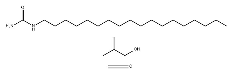 Urea, octadecyl-, reaction products with formaldehyde and iso-Bu alc. 化学構造式