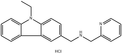 9-エチル-N-(2-ピリジルメチル)-9H-カルバゾール-3-メタンアミン 化学構造式