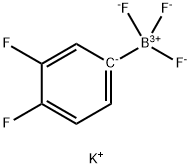 3.4-二氟苯基三氟硼酸钾, 1033592-49-2, 结构式