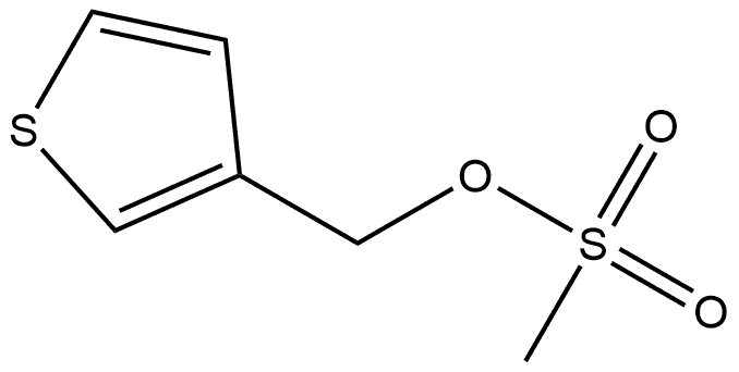 3-Thiophenemethanol, 3-methanesulfonate Structure