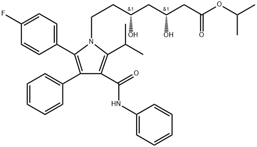 Atorvastatin Acid Isopropyl Ester Structure