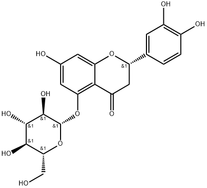 圣草酚-5-O-葡萄糖苷, 103617-12-5, 结构式