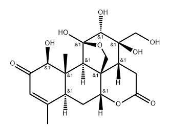 臭椿辛内酯M 结构式