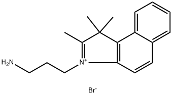 3-(3-AMINOPROPYL)-1,1,2-TRIMETHYL-1H-BENZ[E]INDOLIUM BROMIDE,1036378-19-4,结构式