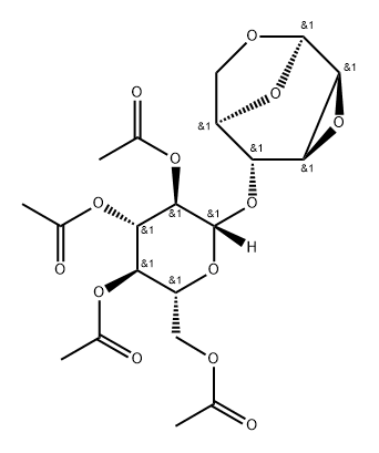 1,6:2,3-Dianhydro-4-O-(2',3',4',6'-tetra-O-acetyl-beta-D-glucopyranosyl)-beta-D-mannopyranose min. 99% Structure