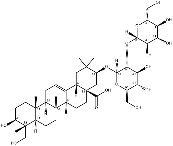 103766-07-0 21β-[2-O-(β-D-Glucopyranosyl)-β-D-glucopyranosyloxy]-3β,23-dihydroxyolean-12-en-28-oic acid