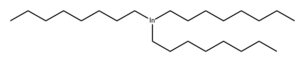Indium, trioctyl-