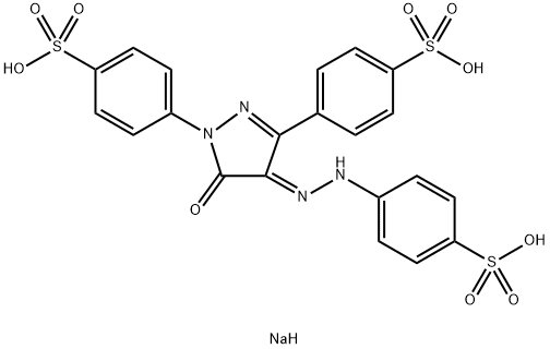 Tartrazine Impurity 1 Struktur