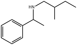 Benzenemethanamine, α-methyl-N-(2-methylbutyl)- Structure