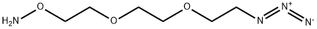 Aminooxy-PEG2-azide Structure