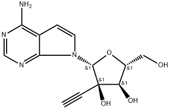7-脱氮-2'-C-乙炔腺苷 结构式