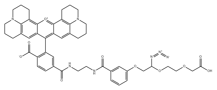 azido-ROX Struktur