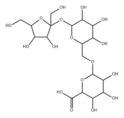 6''-carboxyraffinose Struktur