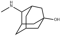 Tricyclo[3.3.1.13,7]decan-1-ol, 4-(methylamino)-, (1α,3α,4β,5β,7α)- (9CI) Structure