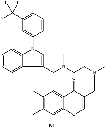 TNF-α inhibitor 化学構造式